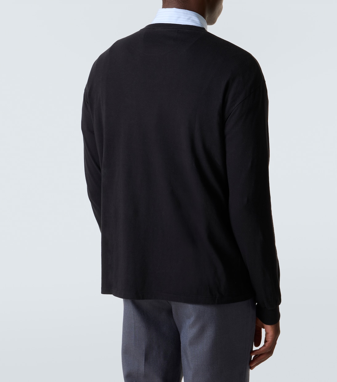 Longsleeve aus Baumwoll-Jersey | Auralee