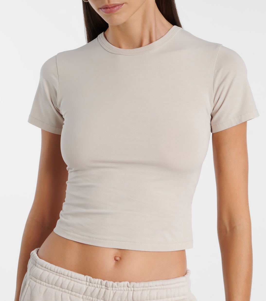 Micro cotton-blend T-shirt | Entire Studios