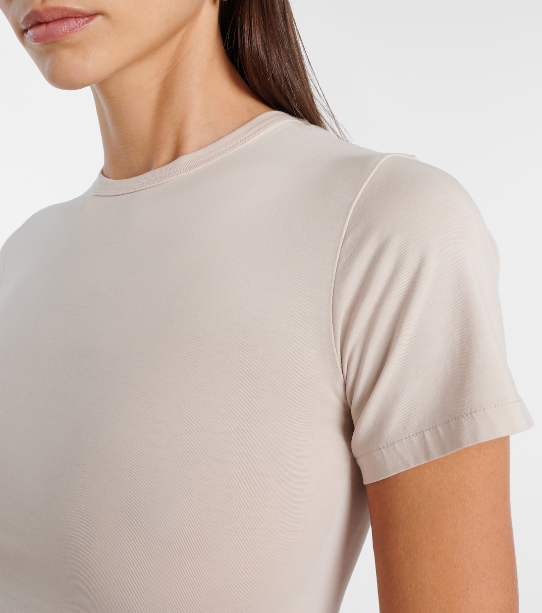 Micro cotton-blend T-shirt | Entire Studios