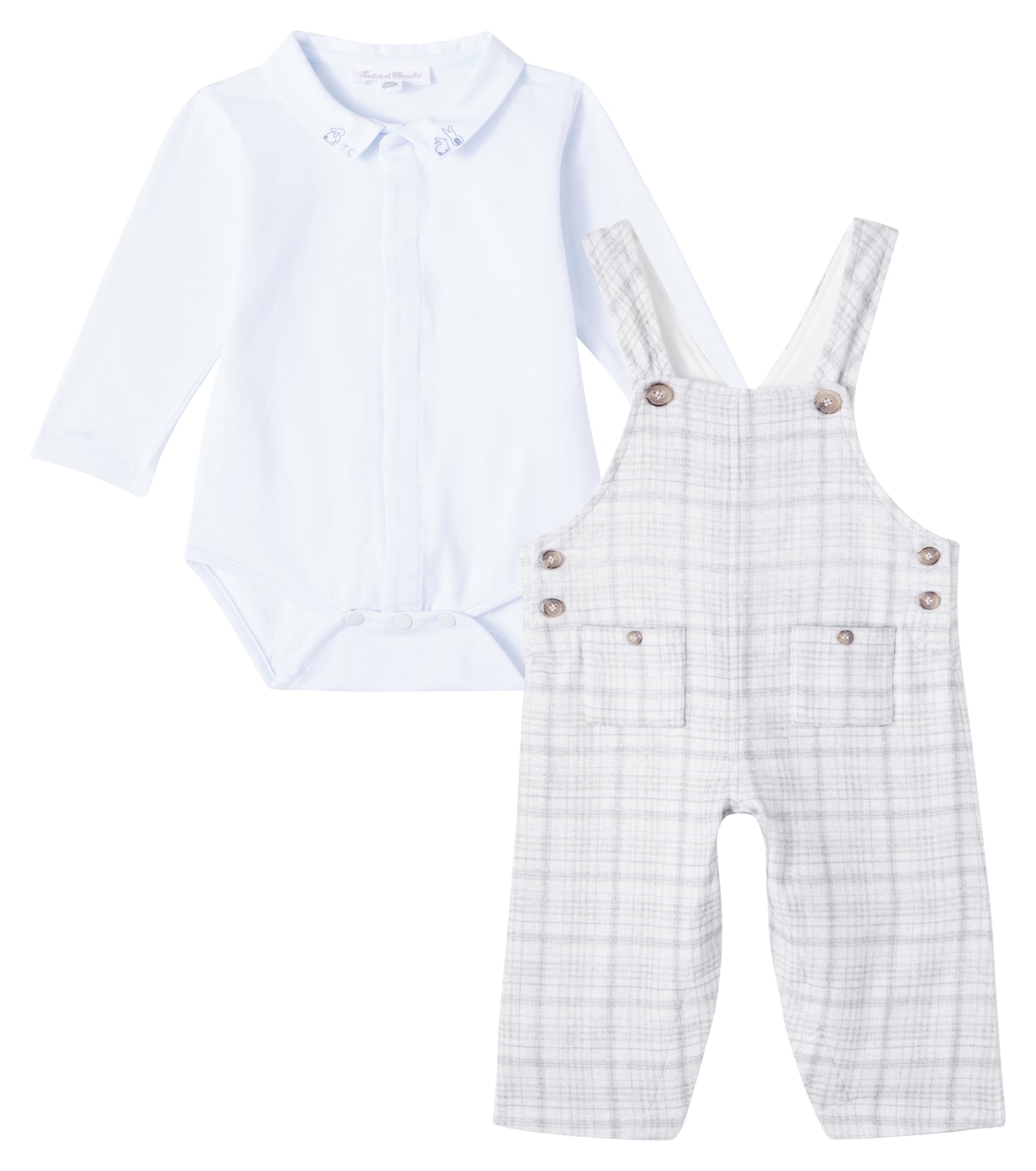 Baby Set aus Body und Latzhose | Tartine et Chocolat
