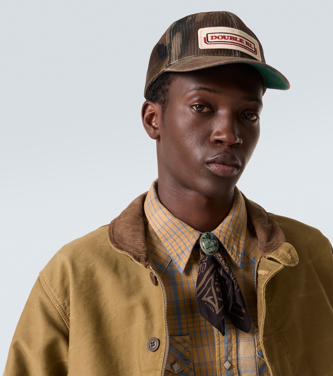 Camouflage logo baseball cap | RRL