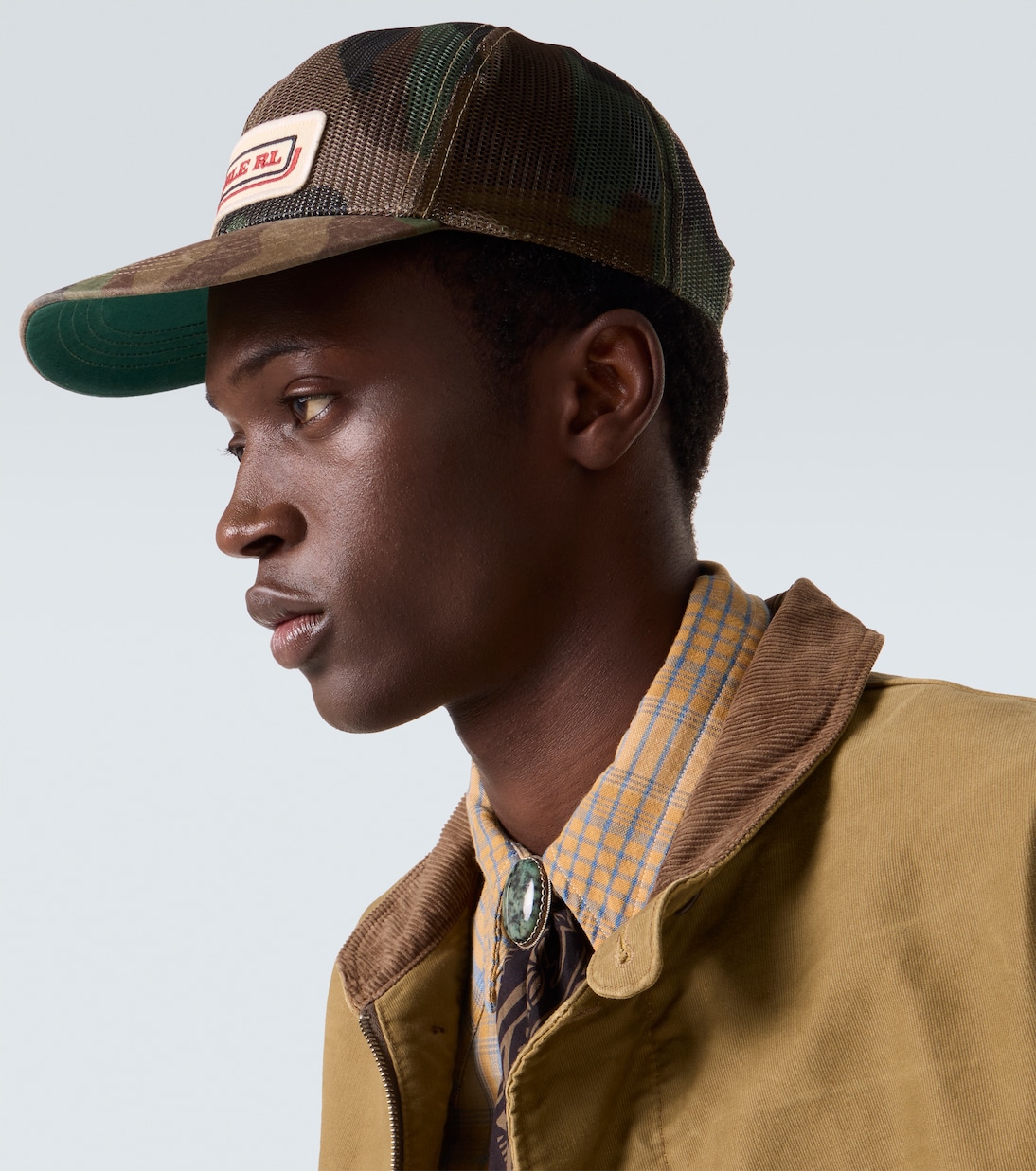 Camouflage logo baseball cap | RRL