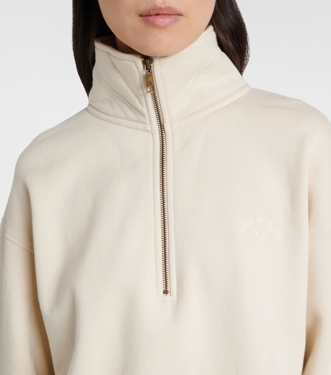 Hamilton Wren cotton half-zip sweatshirt | The Upside