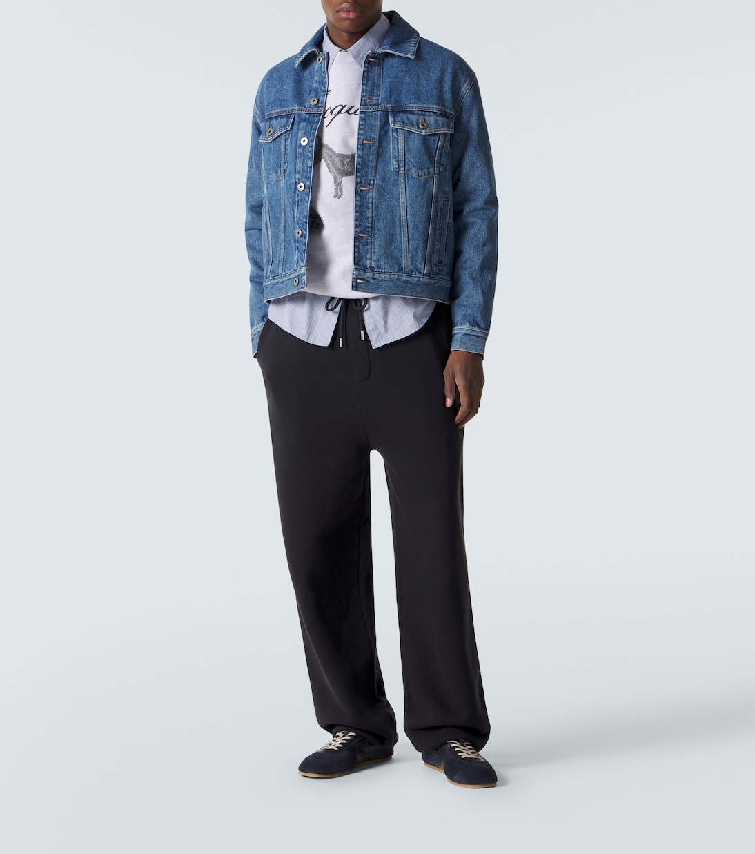 Besticktes Sweatshirt J aus Baumwolle | Jacquemus