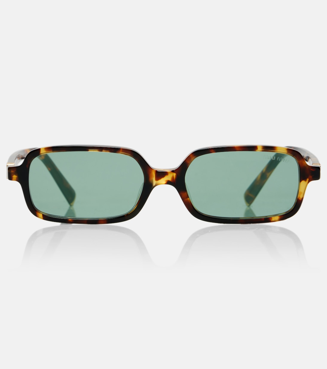 Miu Regard rectangular sunglasses | Miu Miu