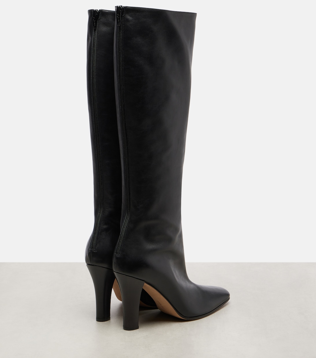 Mona leather knee-high boots | The Row