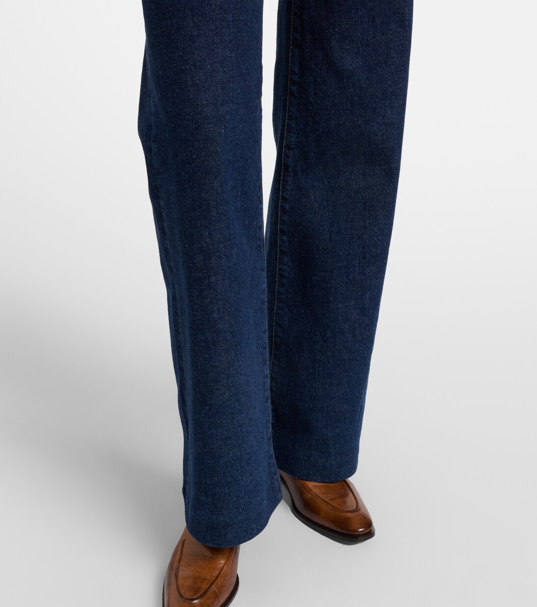 Refined high-rise wide-leg jeans | Frame