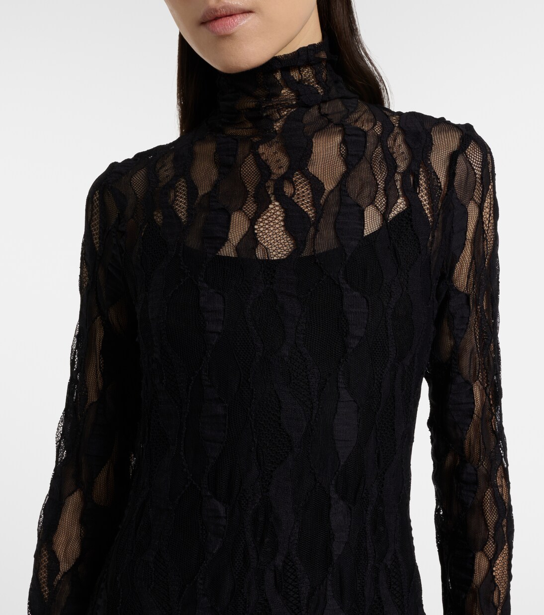 Sybil lace and chiffon maxi dress | Ulla Johnson