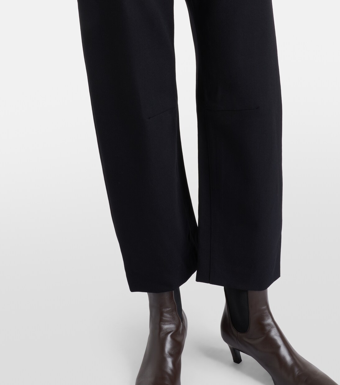 Shon virgin wool barrel-leg pants | Nili Lotan