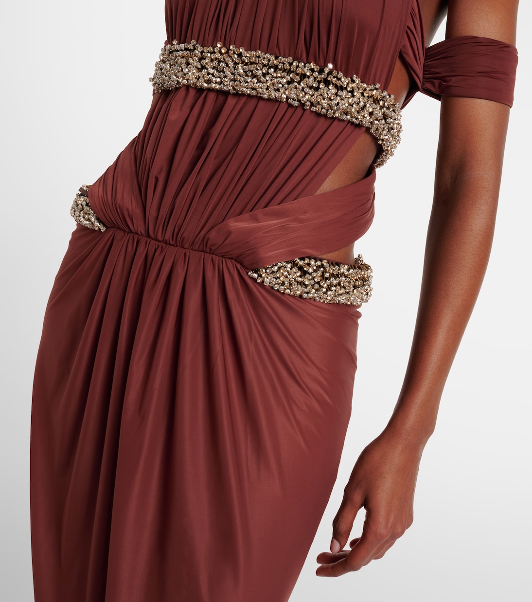 Robe longue à cristaux | The New Arrivals Ilkyaz Ozel