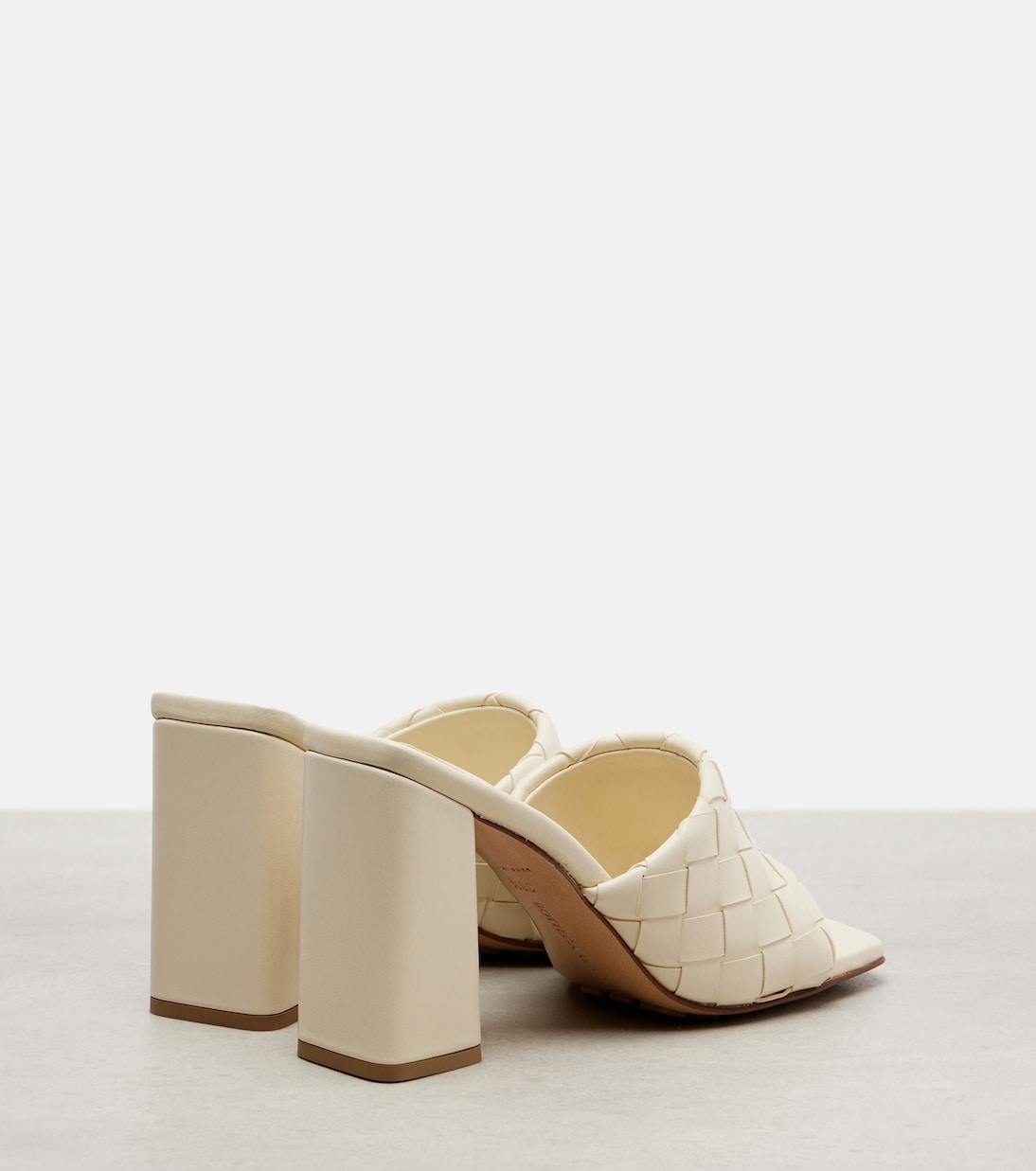 Pantoletten Parco Intrecciato 90 aus Leder | Bottega Veneta