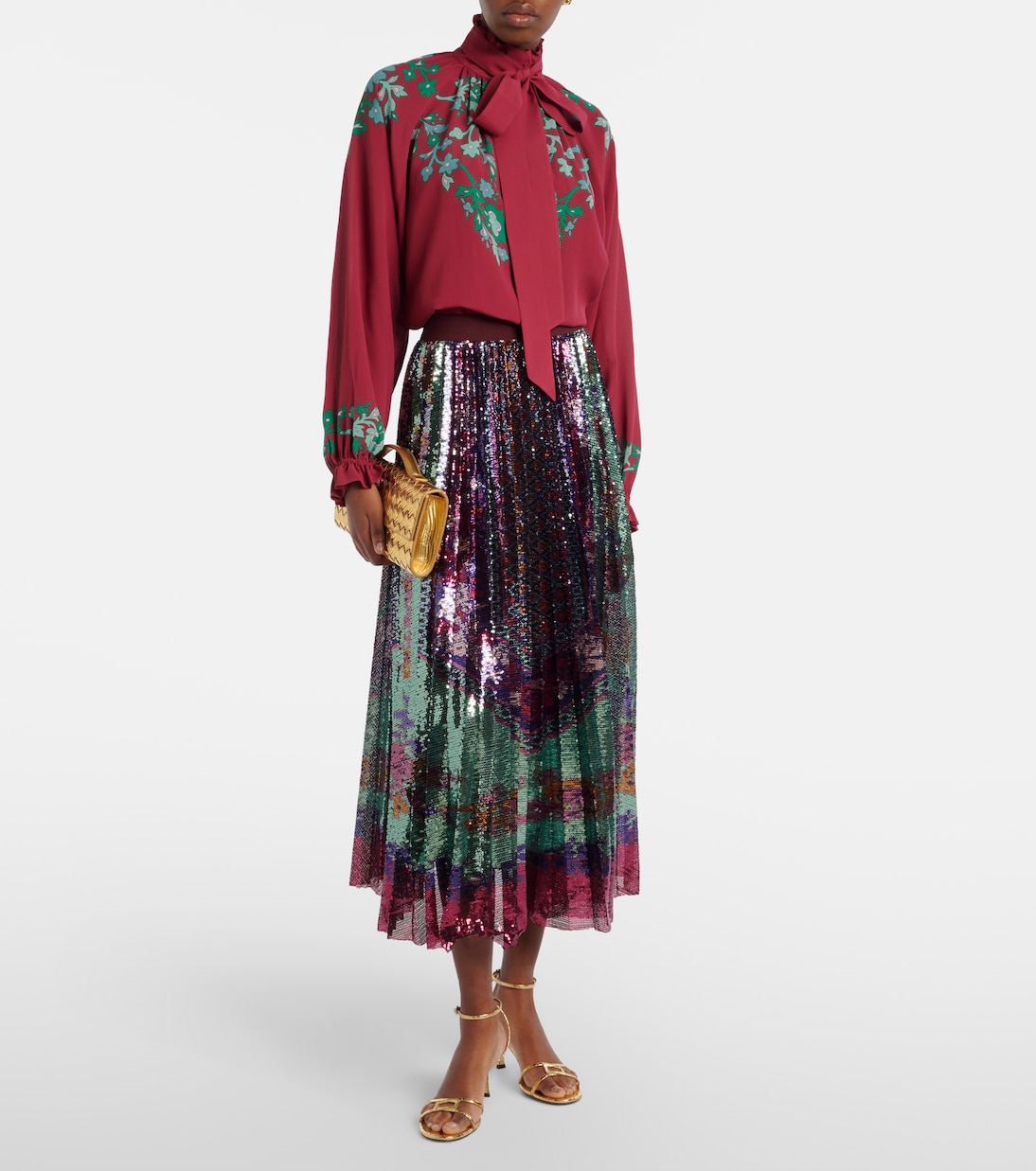 Bluse Cerere aus Satin | La DoubleJ