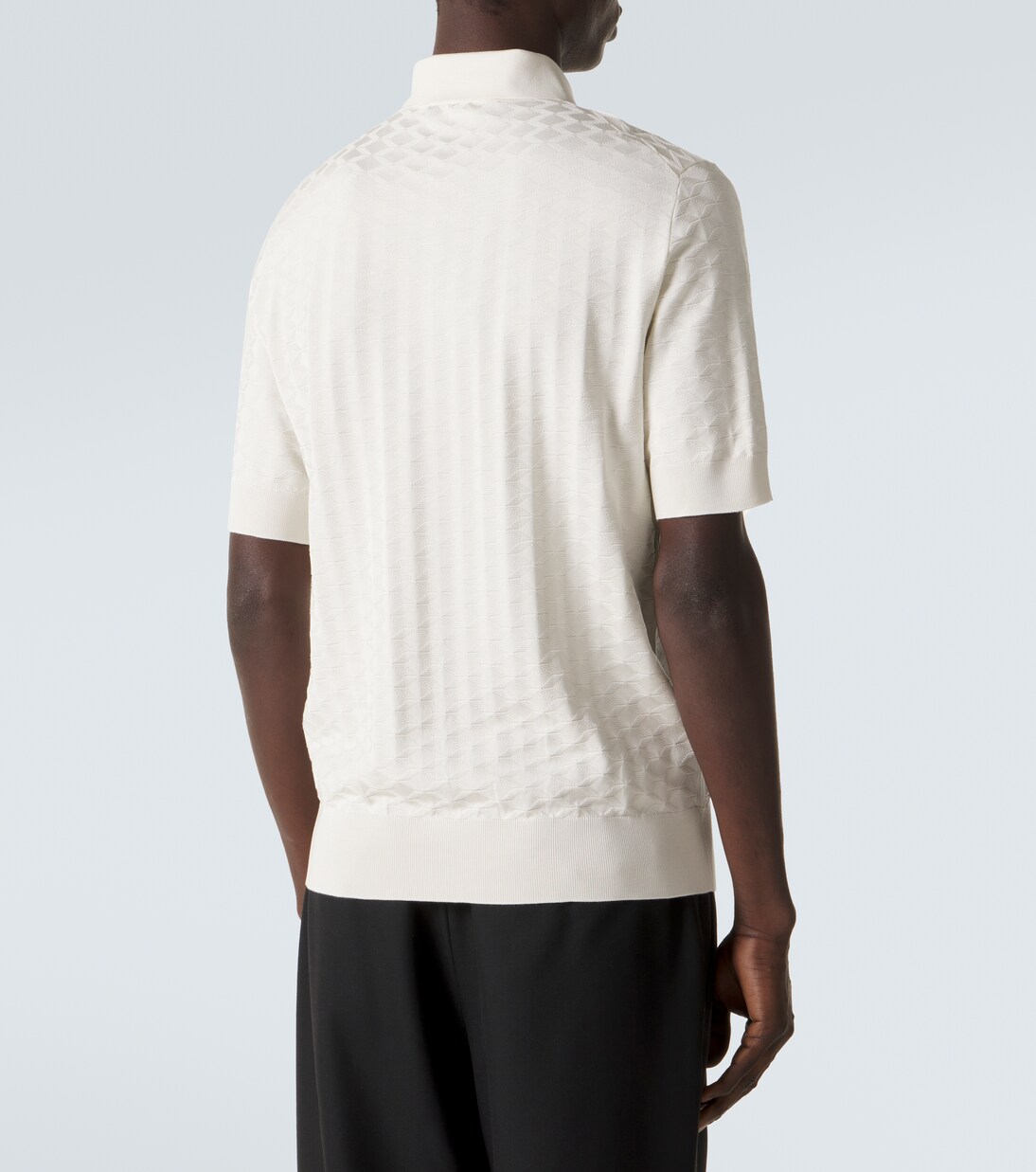 DG knitted silk polo shirt | Dolce&Gabbana