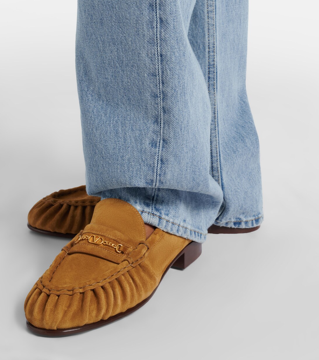 Loafers VLogo aus Veloursleder | Valentino Garavani