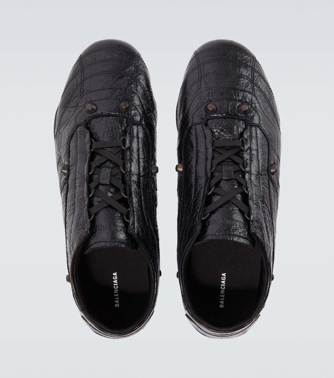 Zapatillas City de piel con tachuelas | Balenciaga