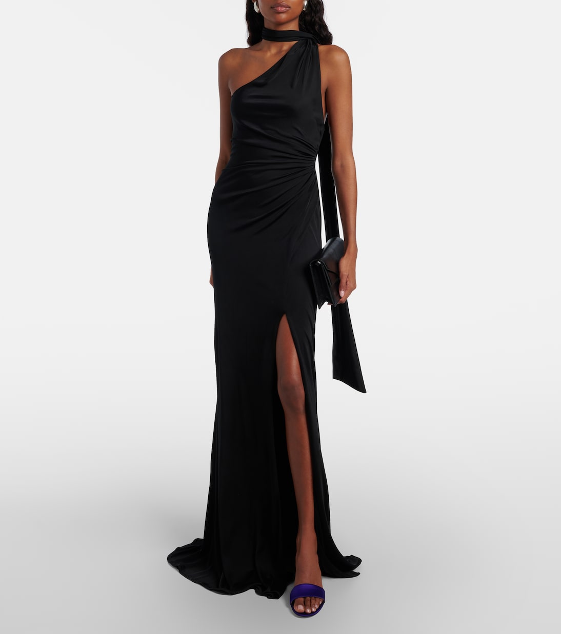 Pantoletten T Icon 55 aus Satin | Tom Ford