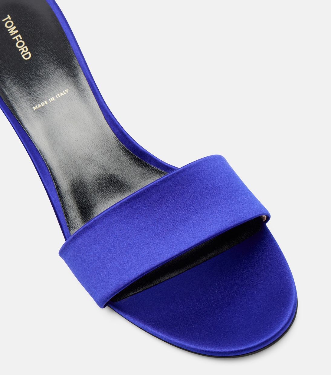 Pantoletten T Icon 55 aus Satin | Tom Ford