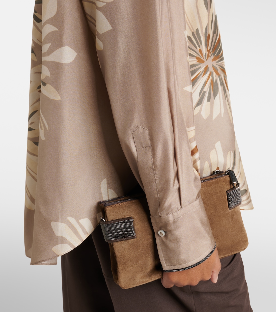 Floral silk shirt | Brunello Cucinelli