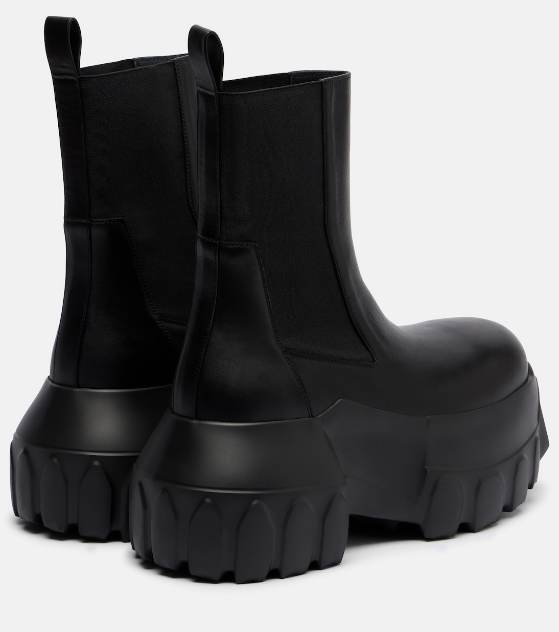 Chelsea Boots Beatle Mega Tractor aus Leder | Rick Owens