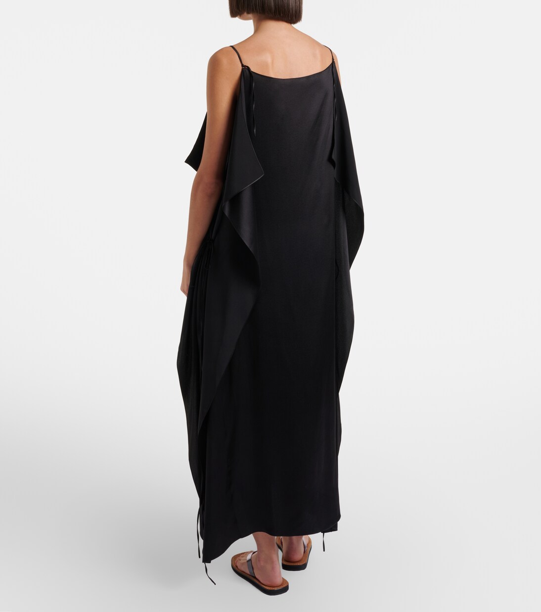 Kylo ruffled silk midi dress | The Row