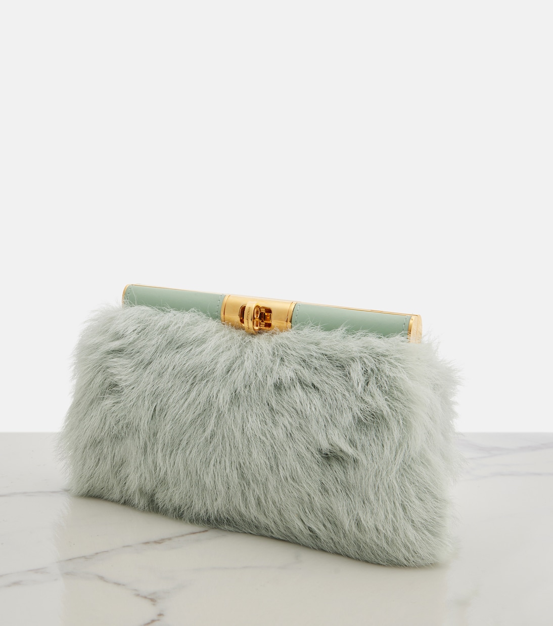 Marlene Small shearling shoulder bag | Dolce&Gabbana