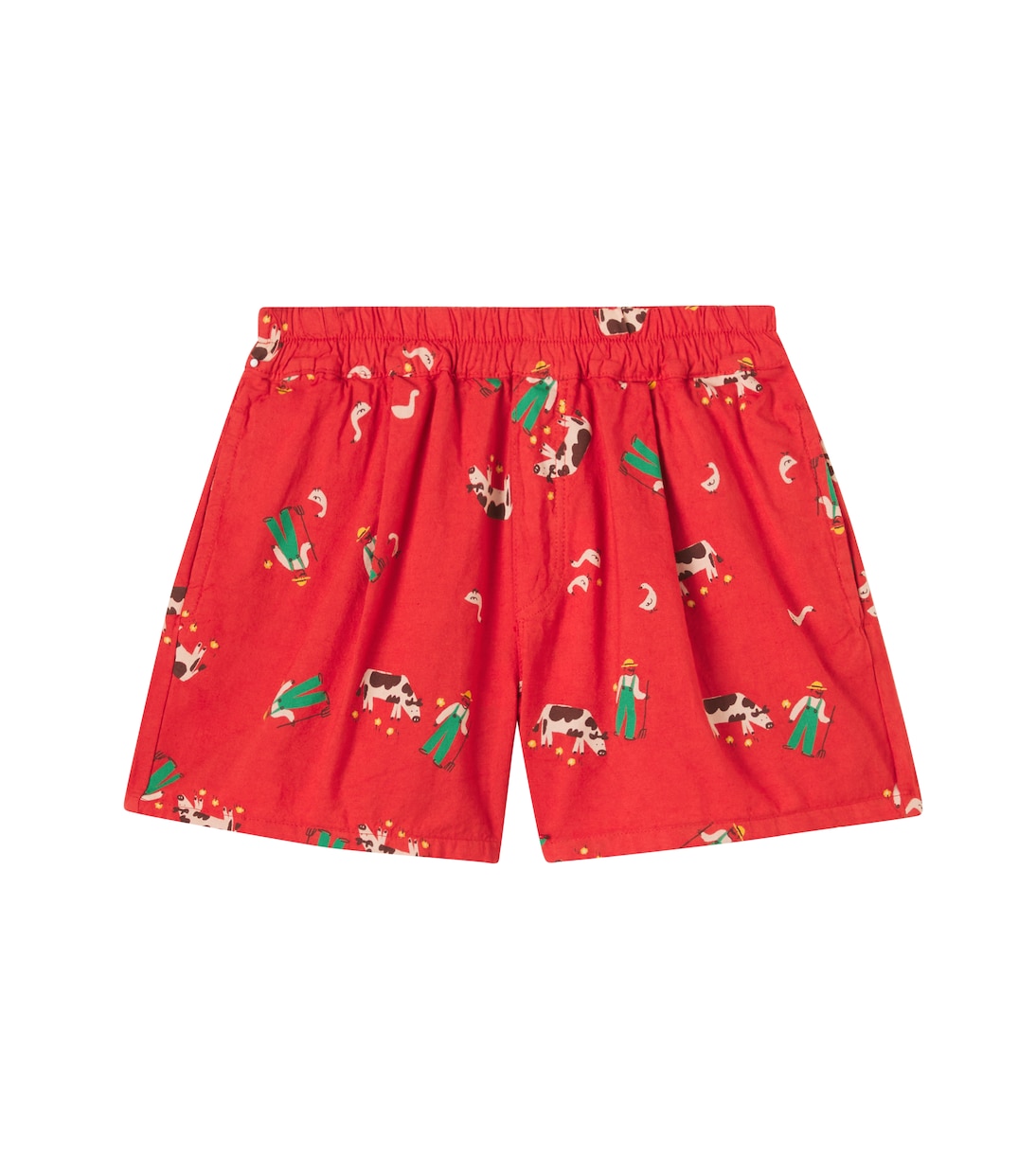 Farm Adventure printed cotton shorts  | Bobo Choses