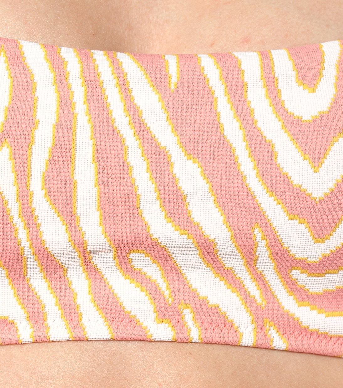 Cape Town zebra-print bikini top | Heidi Klein