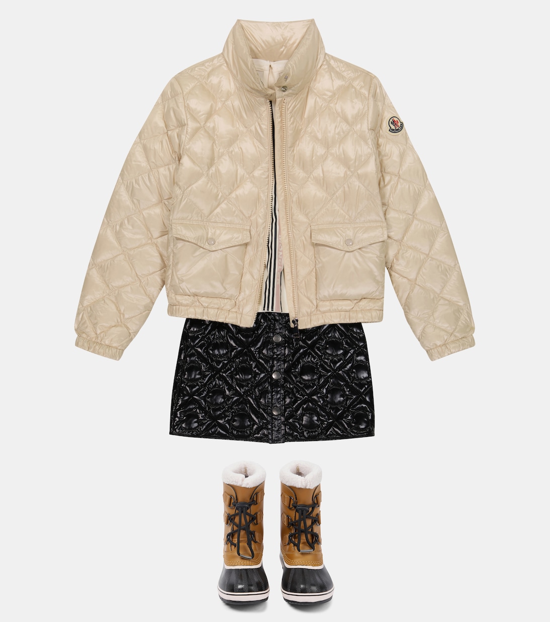 Botas de nieve Yoot Pac de piel | Sorel Kids