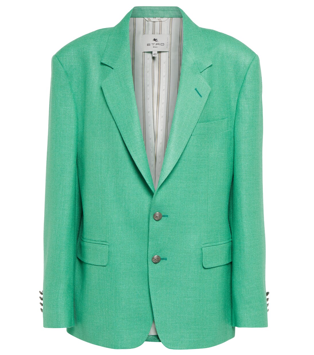 Blazer en laine, soie et lin | Etro