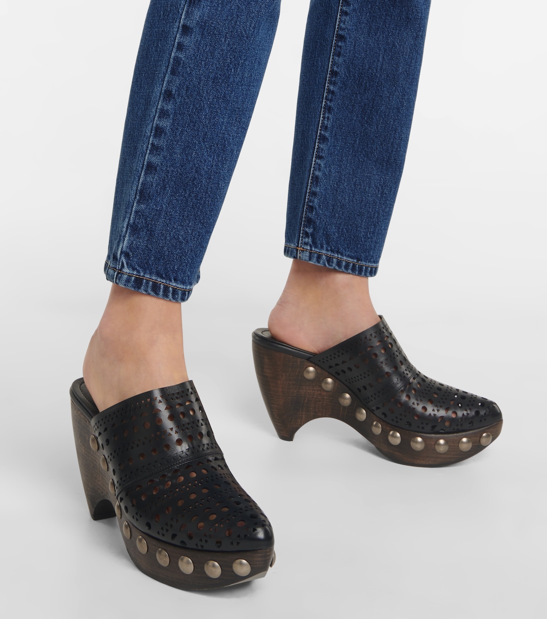 Clogs Le Sabot aus Leder | Alaïa