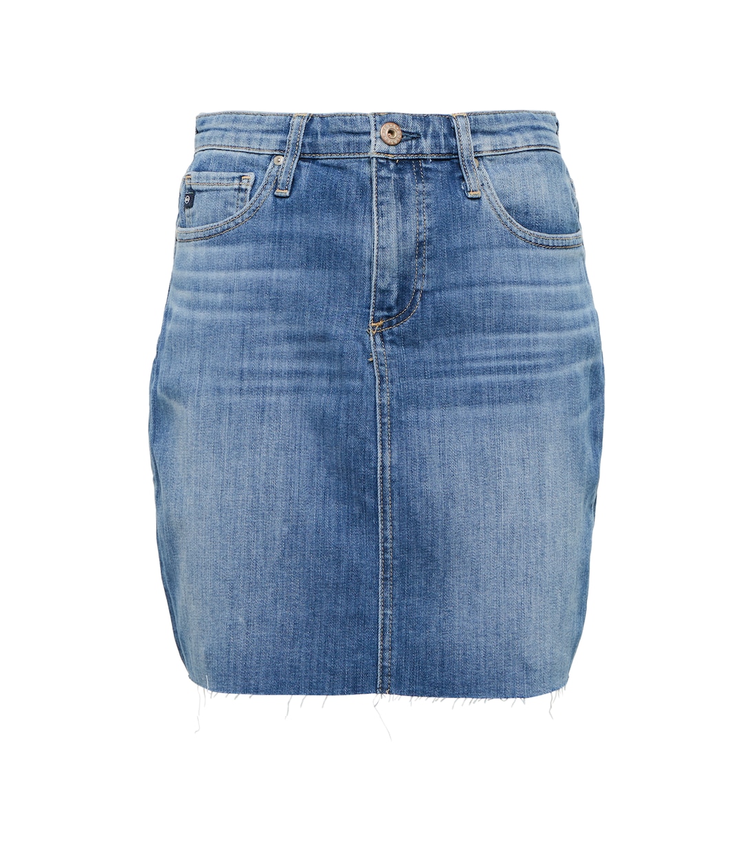 Minifalda vaquera Erin de tiro alto | AG Jeans