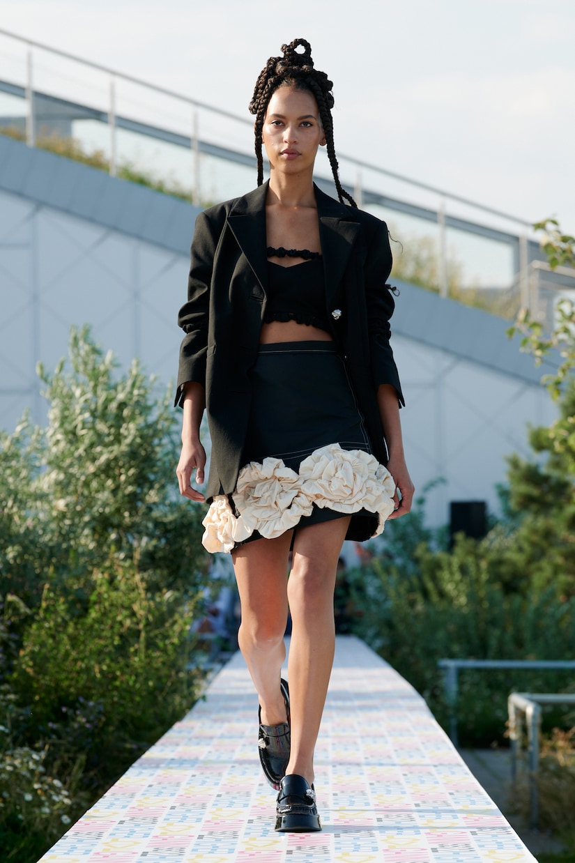 Cropped-Top aus Baumwolle | Ganni
