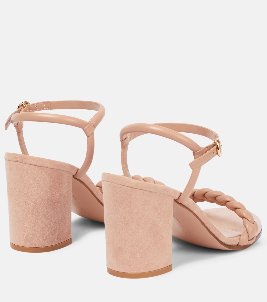 Sandales Cruz 80 en cuir et daim | Gianvito Rossi