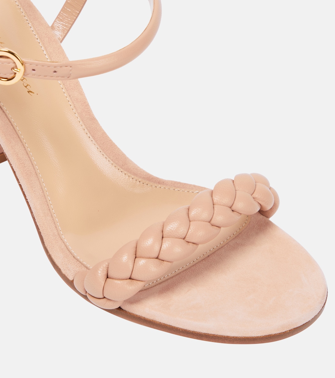 Sandales Cruz 80 en cuir et daim | Gianvito Rossi