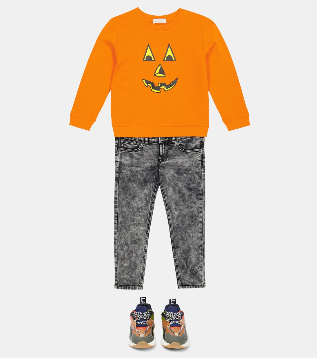 Felpa in cotone con decorazioni | Stella McCartney Kids