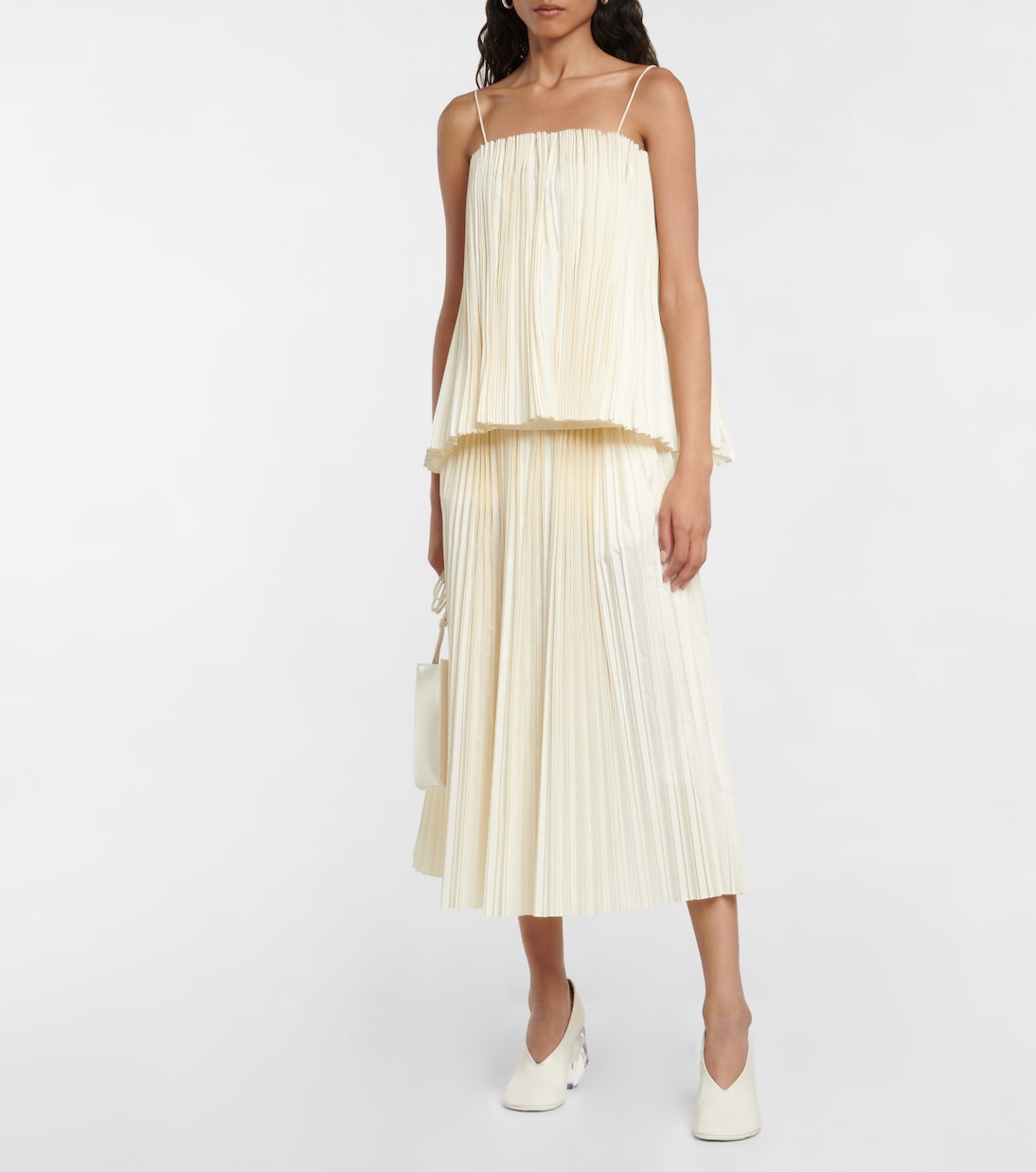 Falda midi plisada | Jil Sander