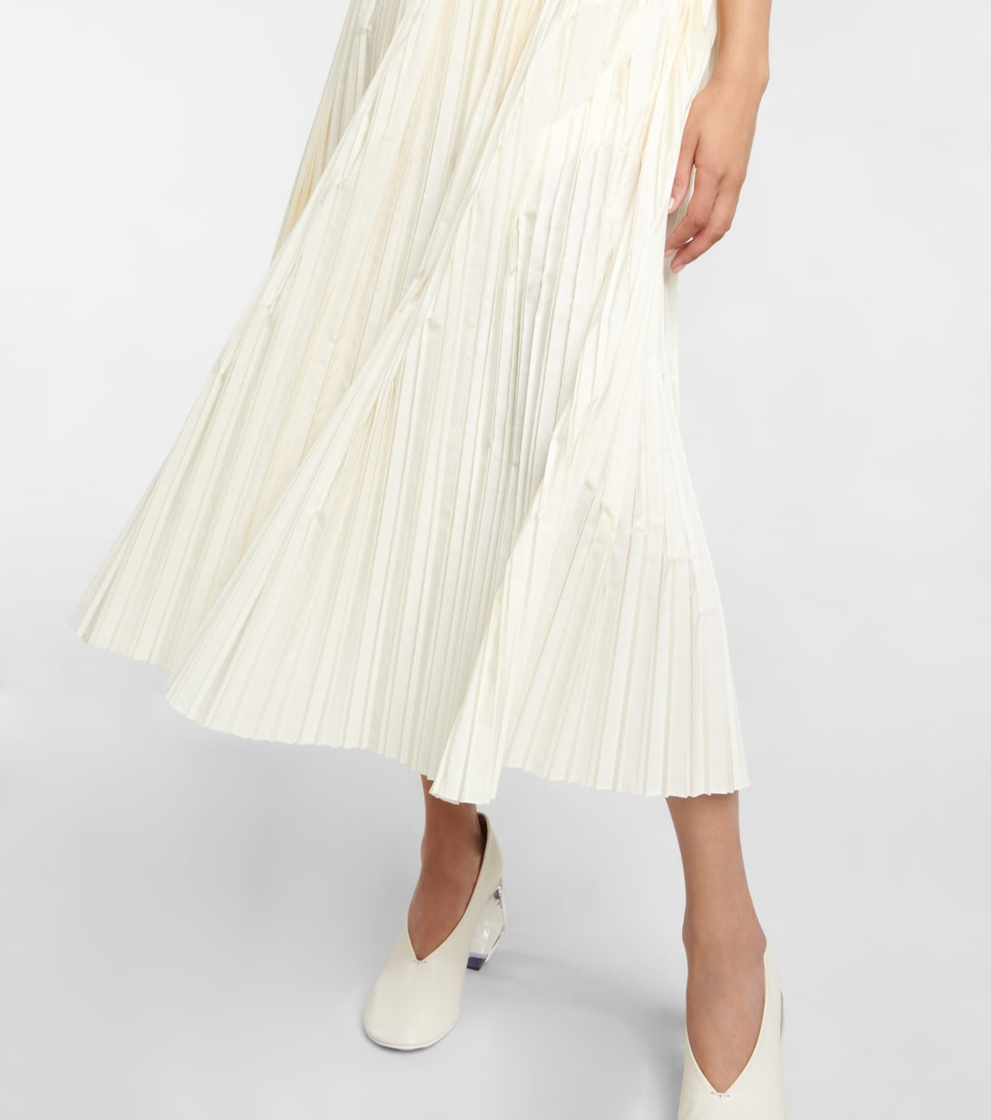 Falda midi plisada | Jil Sander