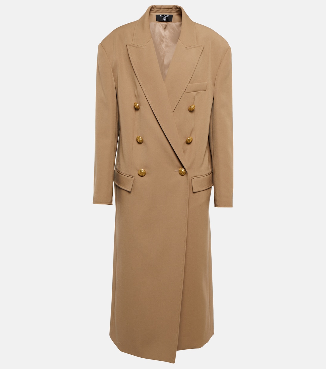 Oversized wool coat | Balmain