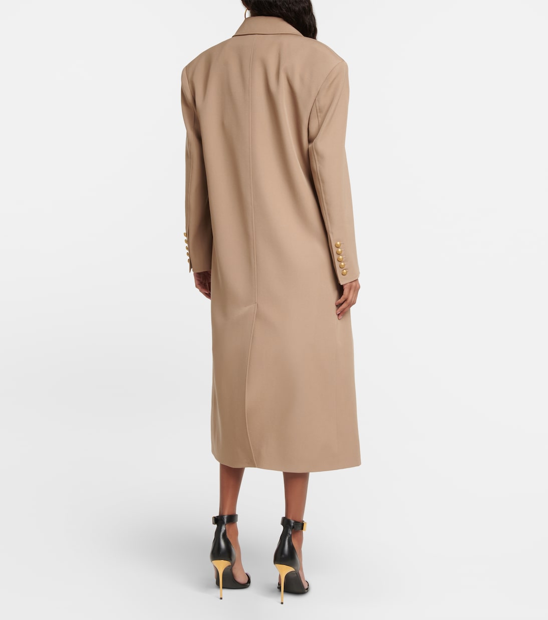 Oversized wool coat | Balmain