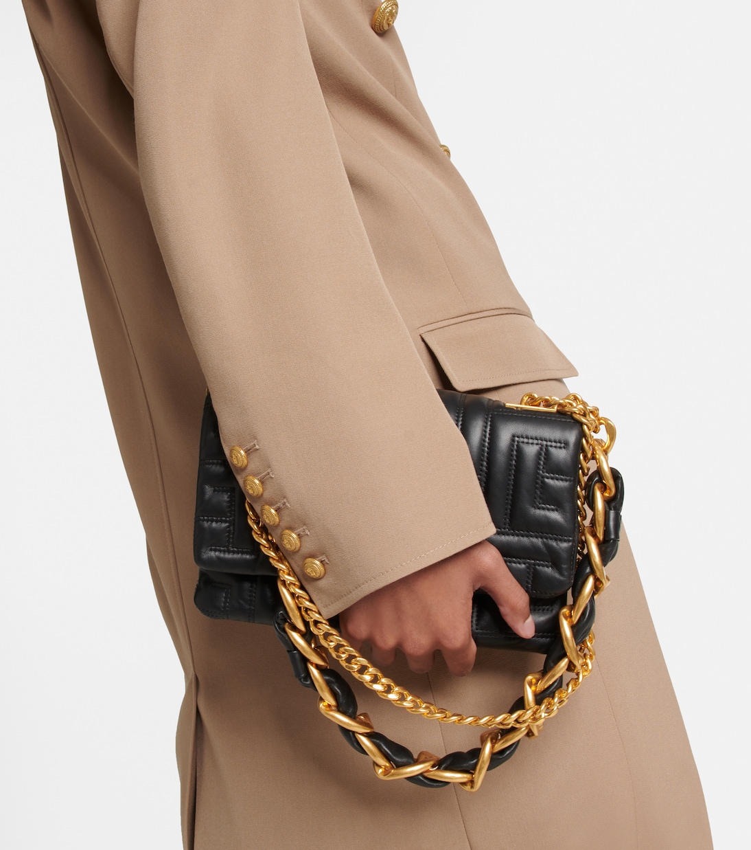 Oversized wool coat | Balmain
