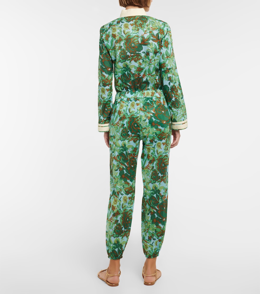 Printed voile pants | Tory Burch