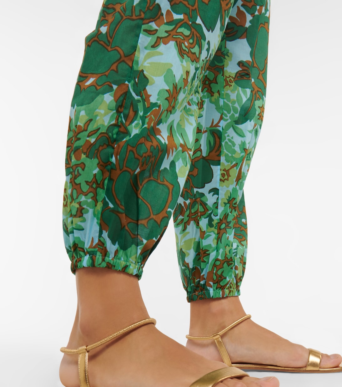 Printed voile pants | Tory Burch