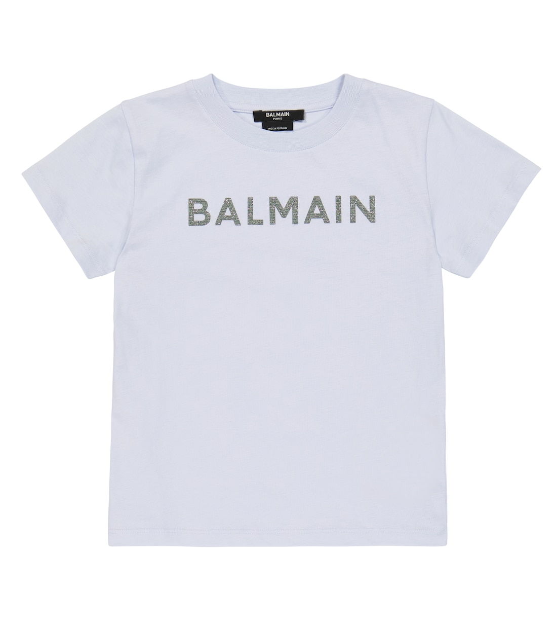 T-Shirt aus Baumwoll-Jersey | Balmain Kids