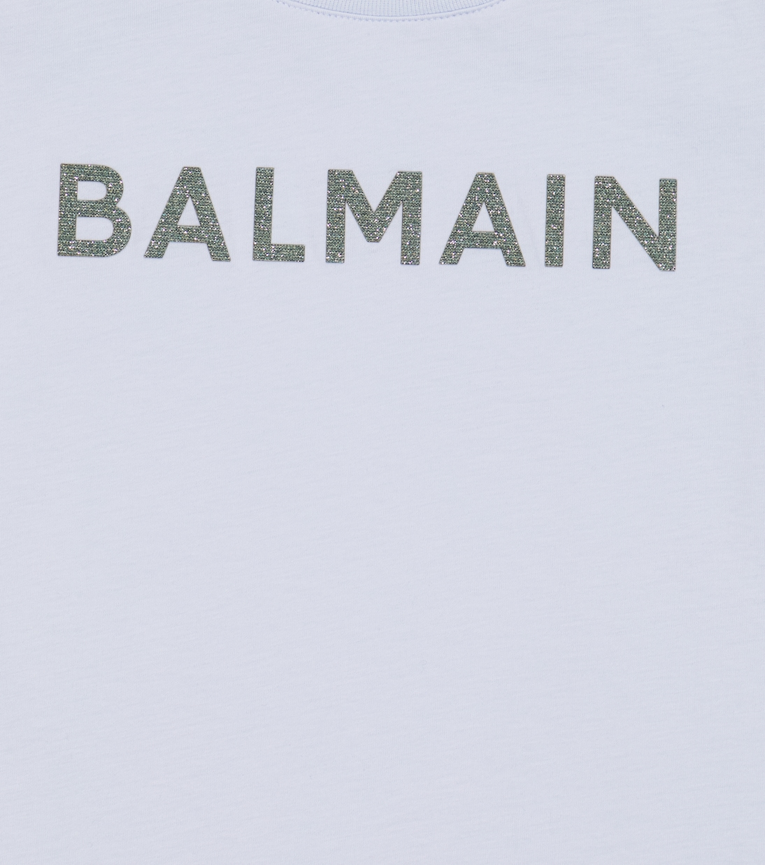 T-Shirt aus Baumwoll-Jersey | Balmain Kids