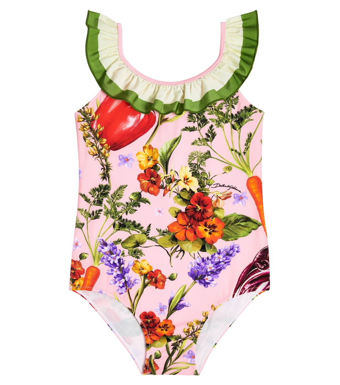 Maillot de bain à fleurs | Dolce&Gabbana Kids