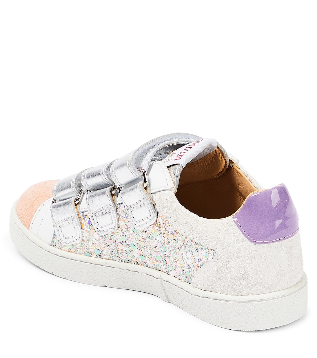 Top Lo Easy Top embellished leather sneakers | Pom d'Api
