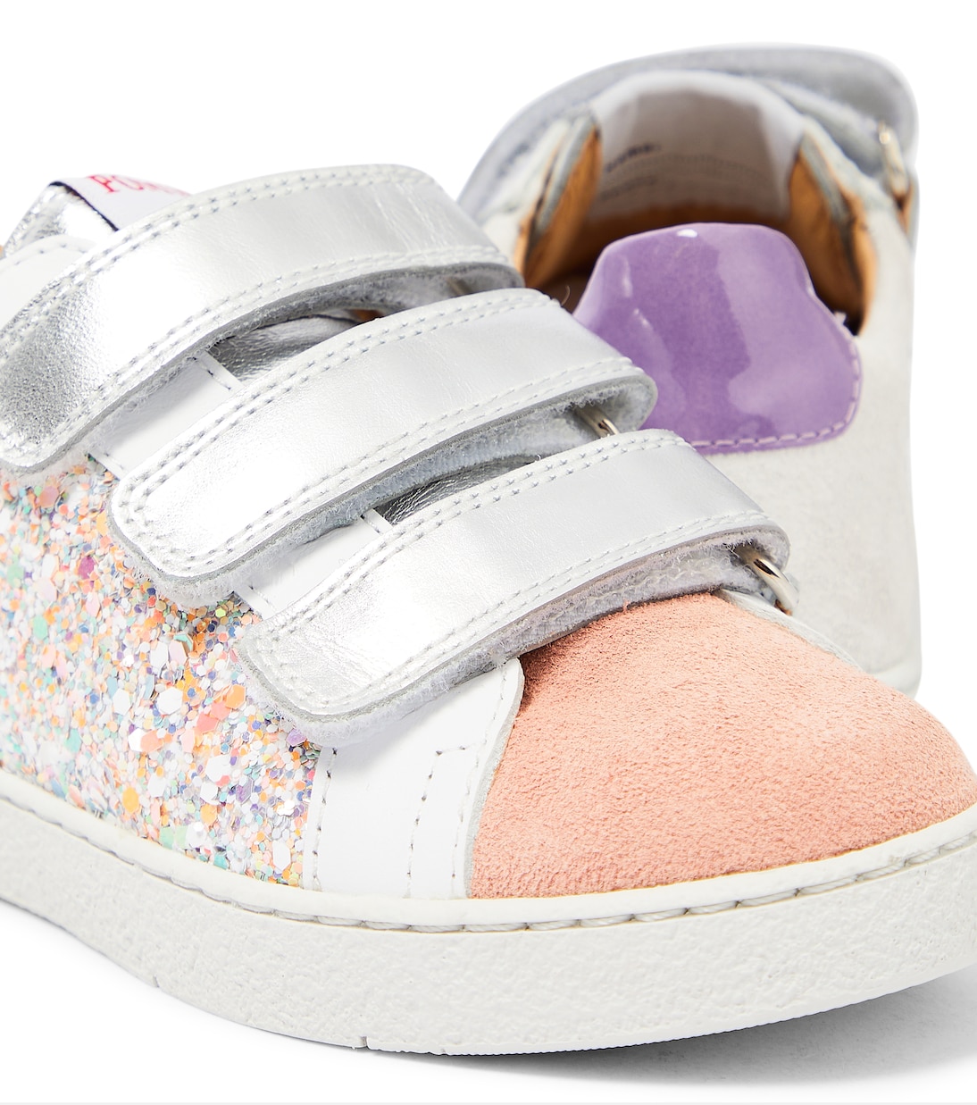 Top Lo Easy Top embellished leather sneakers | Pom d'Api