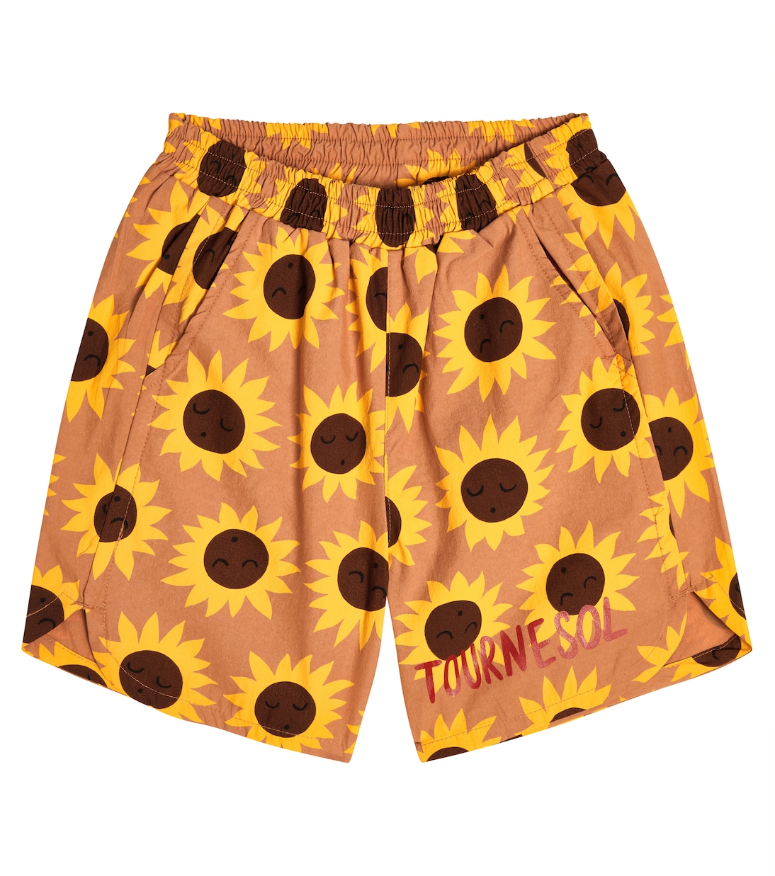 Shorts Tournesol en mezcla de algodón floral | Jellymallow