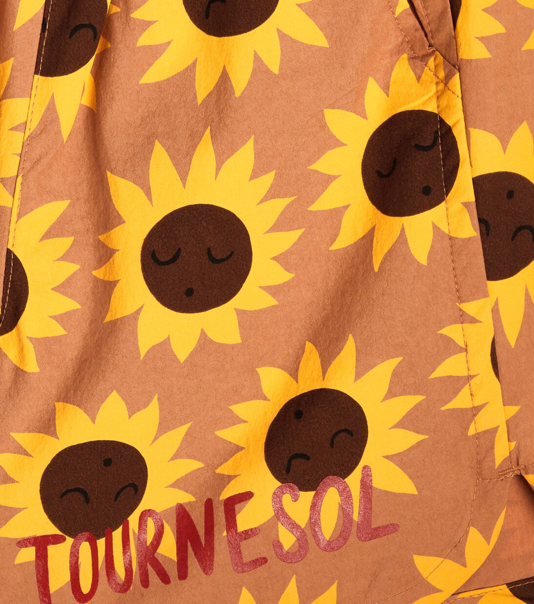 Shorts Tournesol en mezcla de algodón floral | Jellymallow