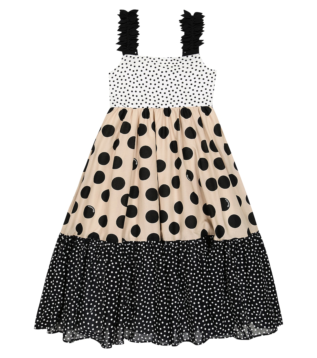 Robe en coton à pois | Monnalisa